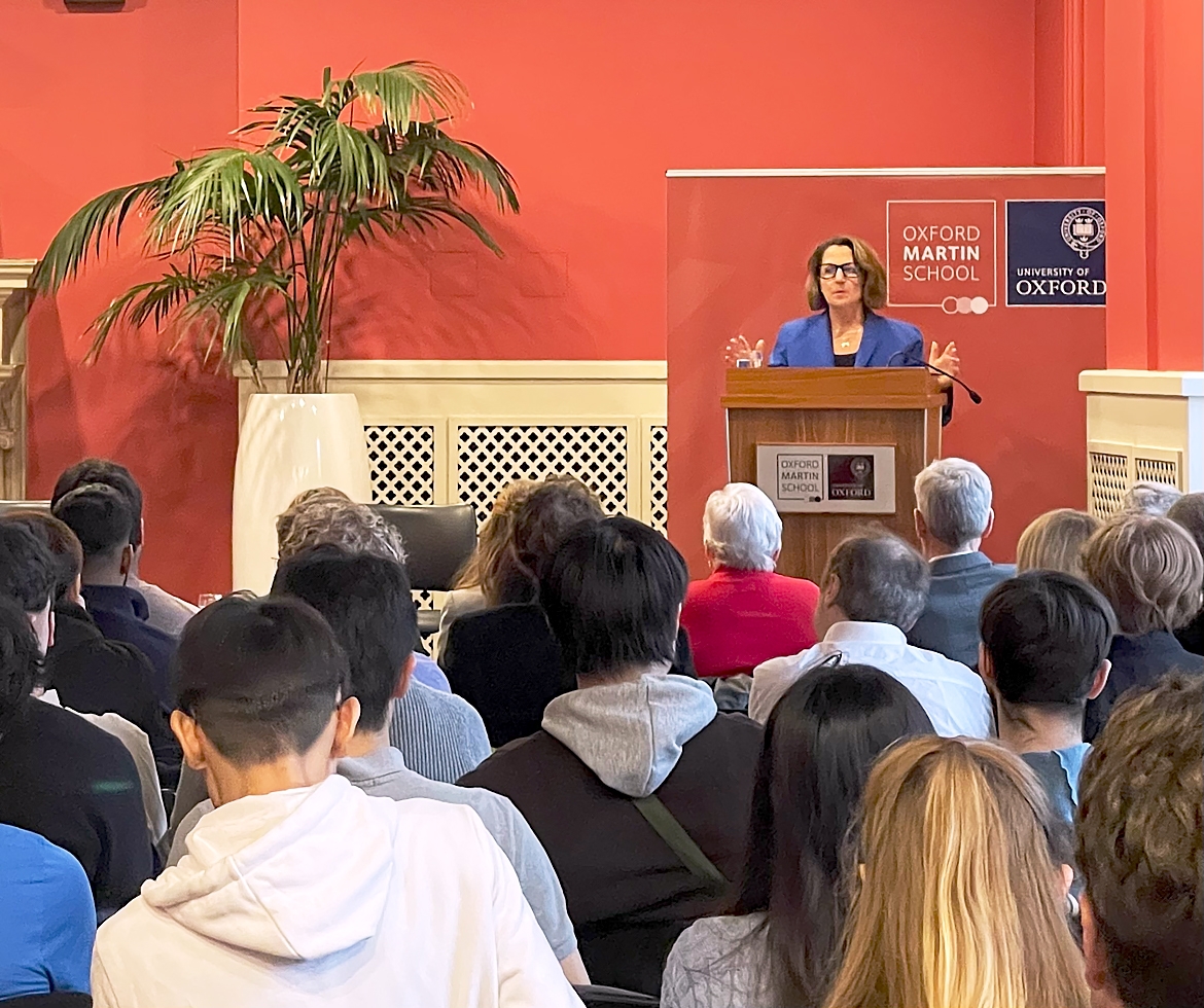 Deputy Attorney General Monaco speaking at the University of Oxford