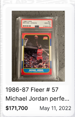 card sold by the defendants