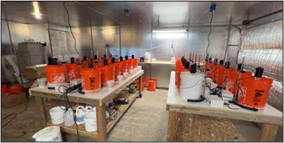 Photo of one of Orgil’s clandestine laboratories, included in the Government’s Response to the Defendant’s Sentencing Memorandum (DE 67).