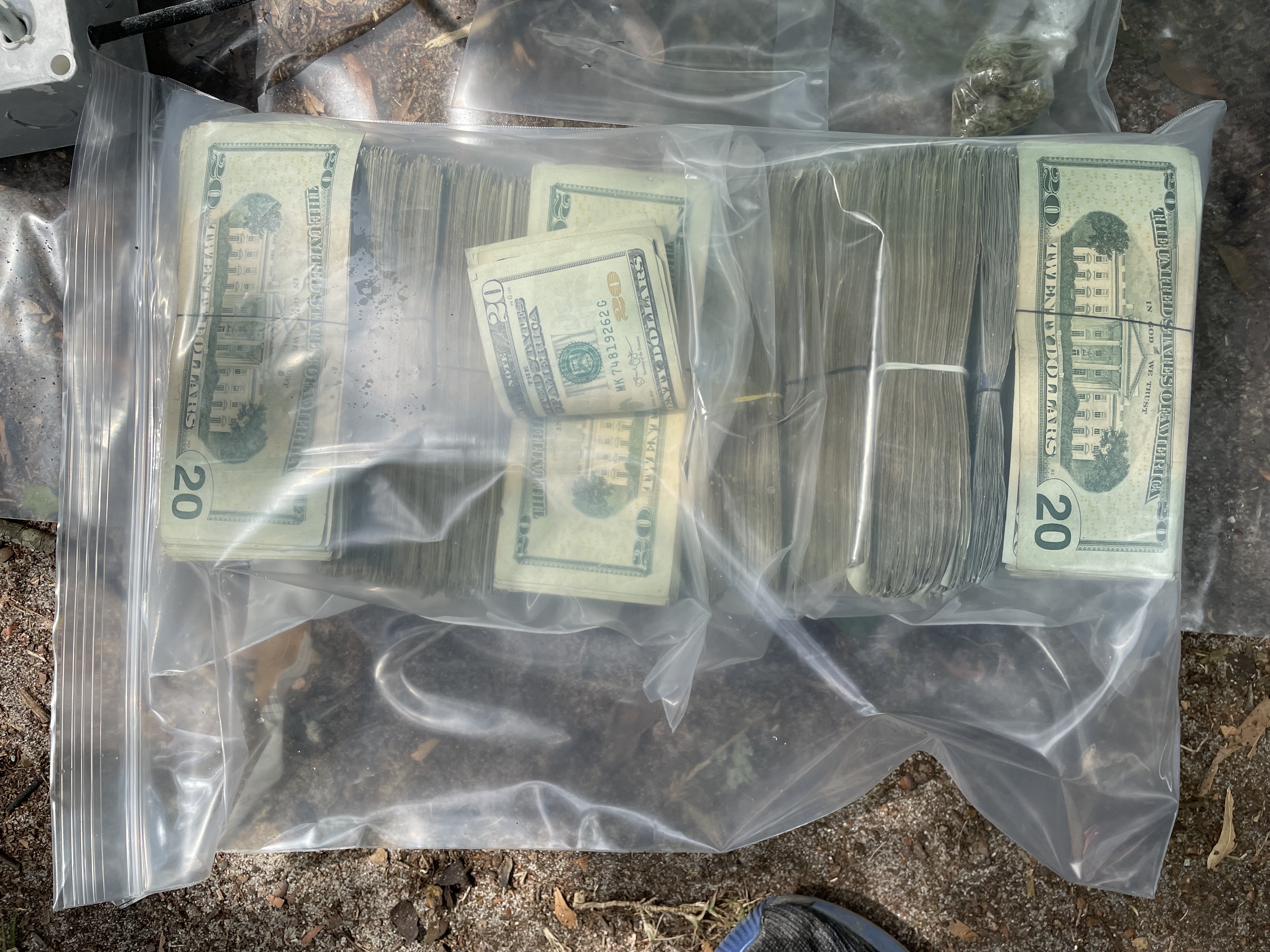 Photo of cash seized