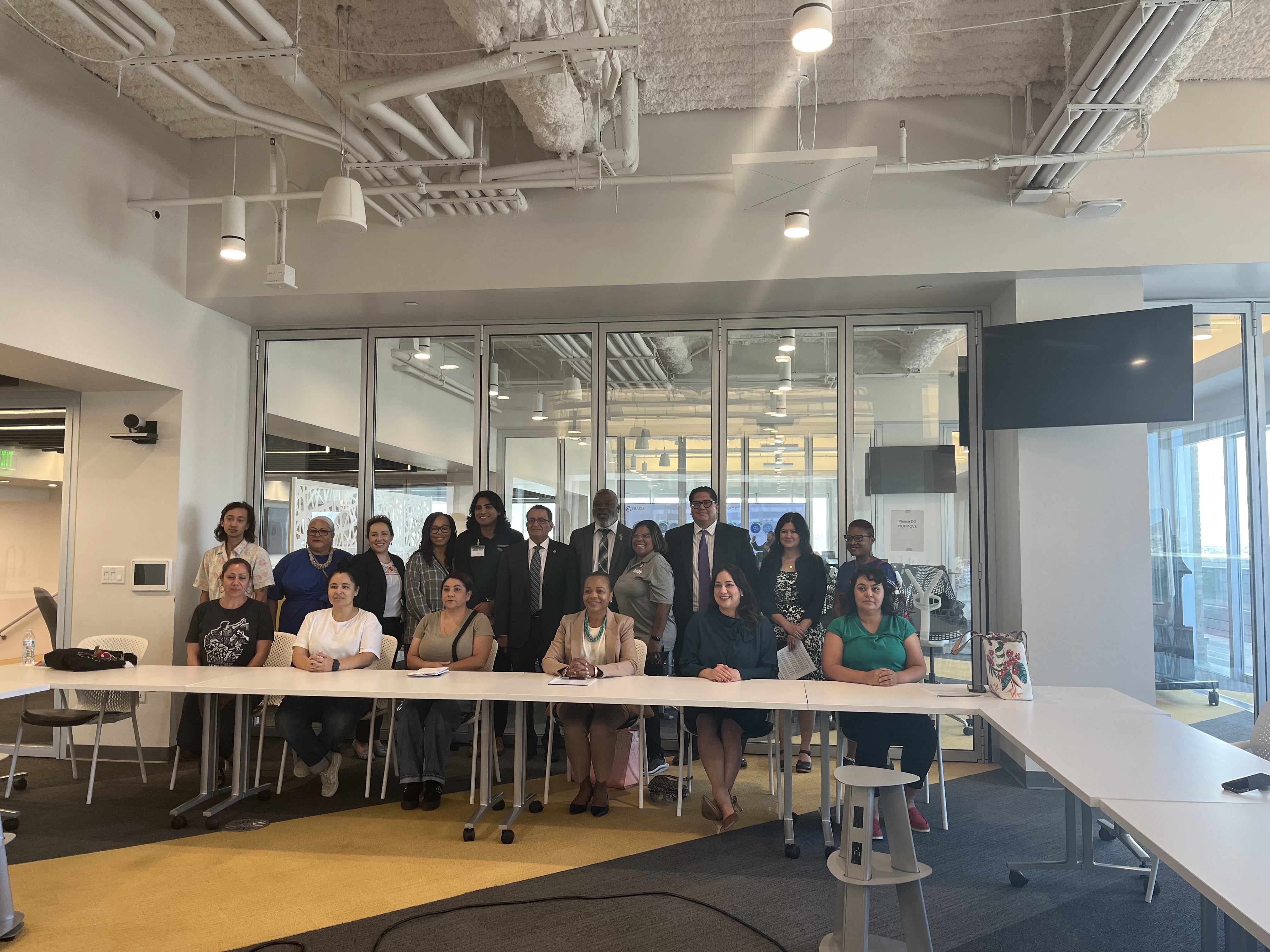 Assistant Attorney General Clarke and U.S. Attorney Esparza with local leaders and stakeholders at the El Paso community meeting. Assistant Attorney General Clarke and U.S. Attorney Esparza with local leaders and stakeholders at the El Paso community meeting.