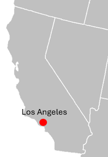 Los Angeles on the Map