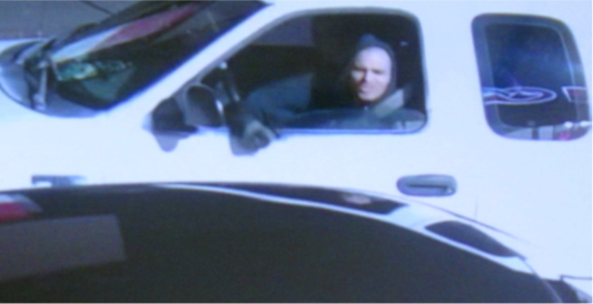 Coronado pointing a firearm at the victim