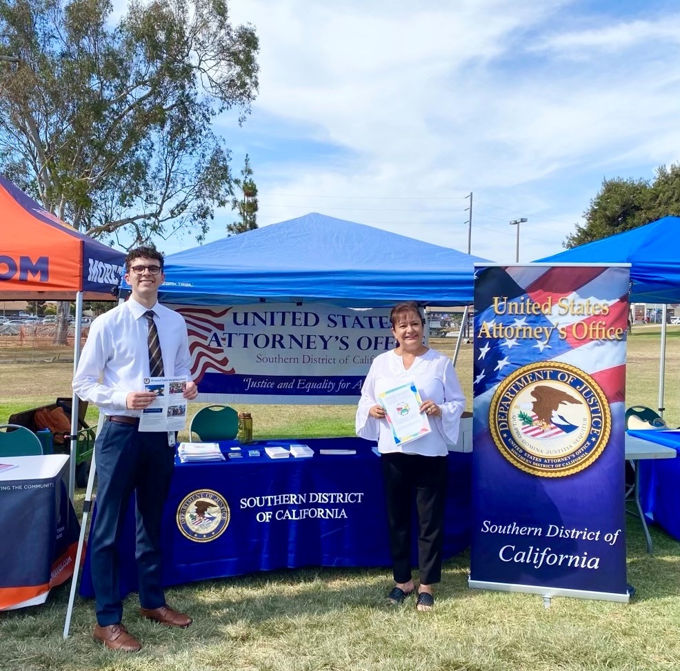 Members of the U.S. Attorney’s Office attend National Night Out 2024.