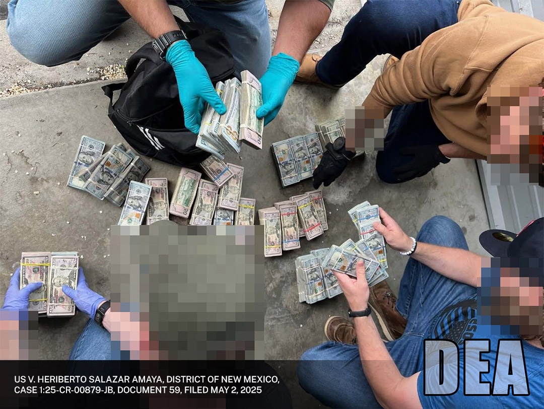 Cash seized in Layton, Utah