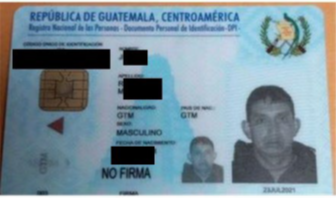 Tinuar Quino allegedly submitted to ORR to falsely demonstrate his identity as J.R.M. and falsely claim he was UAC-2's father(1)
