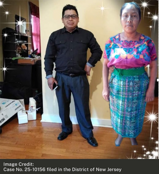 Tinuar Quino allegedly submitted to ORR to falsely demonstrate a father-son relationship with UAC-1 and to assert that the clearly photoshopped woman was UAC-1’s mother.
