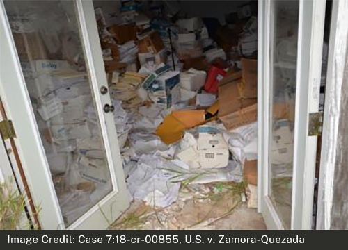 Zamora-Quezada’s patient file storage facility
