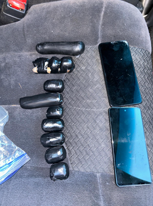 Narcotics packaged for smuggling within bodily cavities
