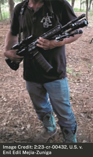 Photograph of an armed 