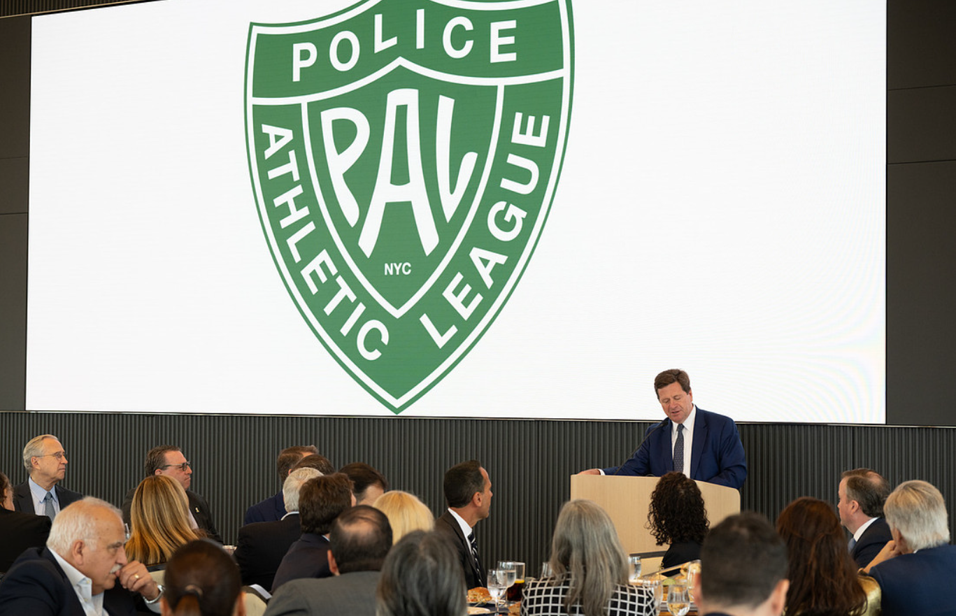USA Clayton giving remarks at PAL luncheon