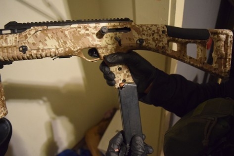Loaded Hi-Point Model 4095 .40 S&W carbine
