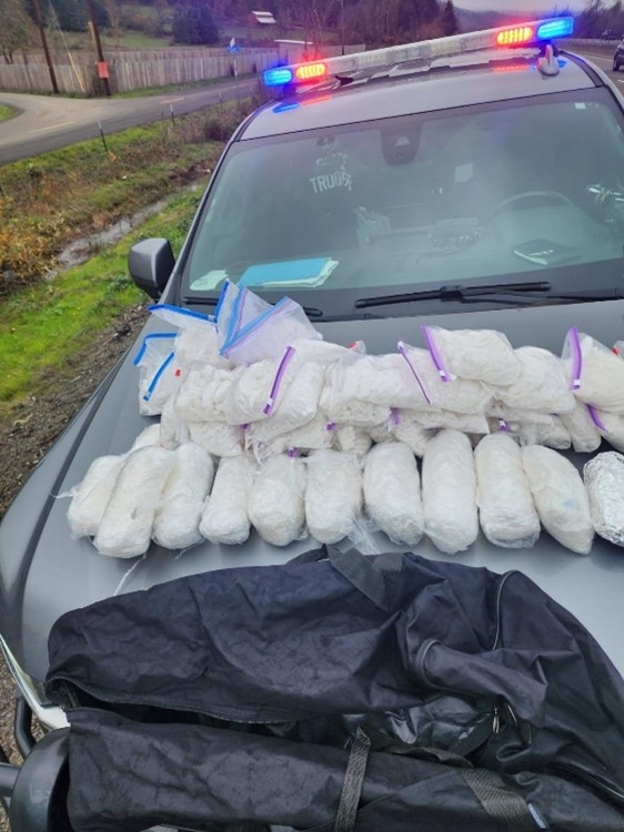 Suspected methamphetamine