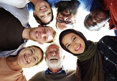 group of diverse people