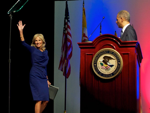 AG Holder and Dr. Jill Biden deliver remarks at the Department of Justice's OJJDP national conference