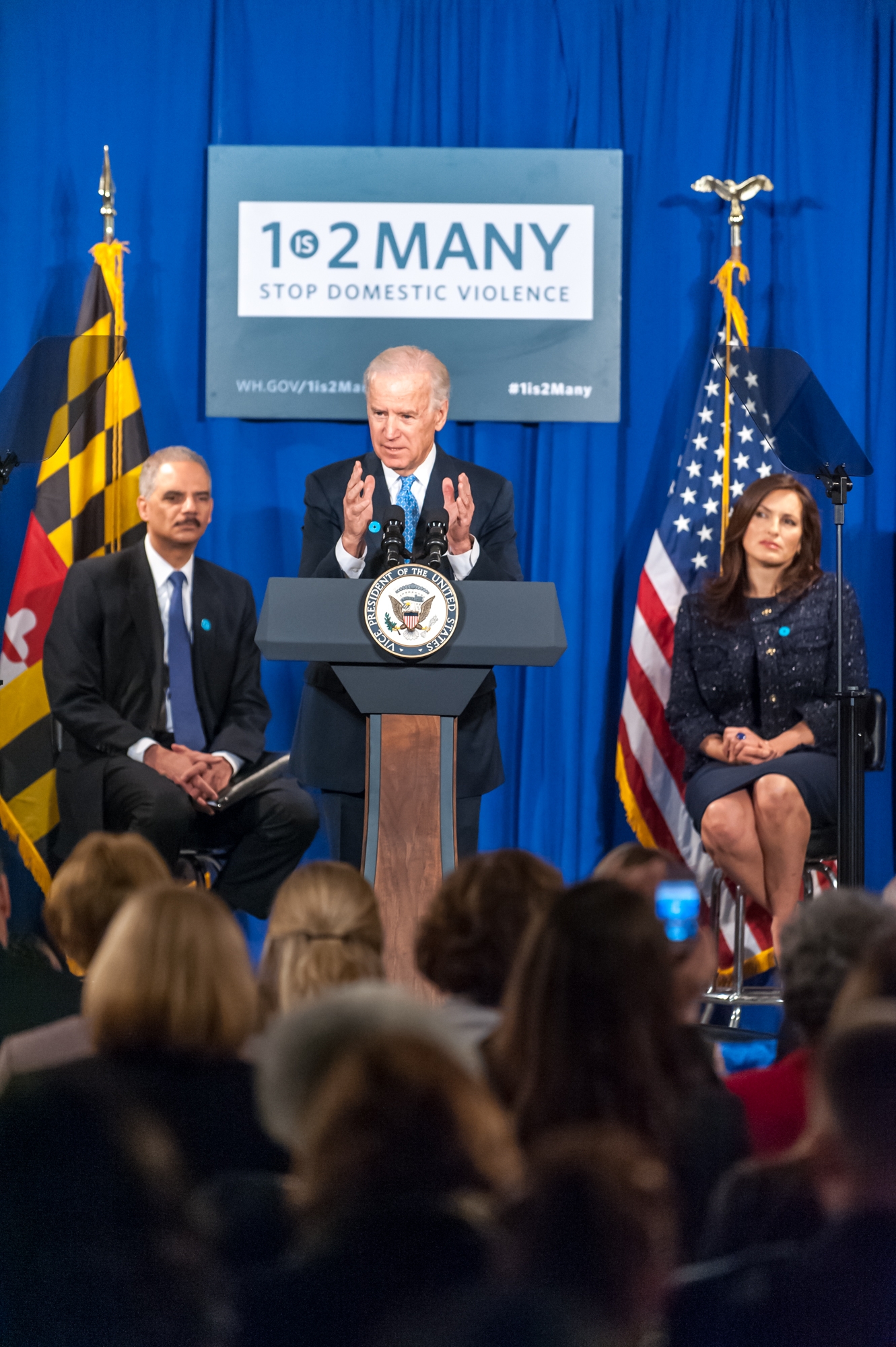Vice President Biden affirms his commitment to helping those affected by domestic violence.