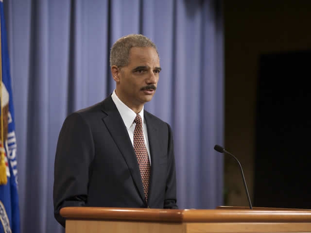 The Attorney General, clarifying the Department of Justice's position.