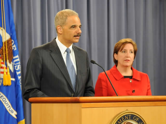 AG Eric Holder and Acting AAG Sharis A. Pozen