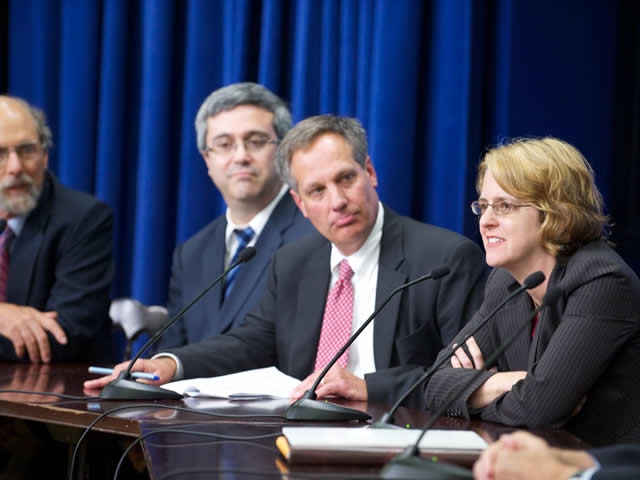 The discussion included conversations on issues such as how to pursue a career in public interest law; how best to assist disadvantaged members of society through legal knowledge and skills; and how to help specific segments of the population, such as tribal members, individuals facing foreclosure and those needing legal representation.