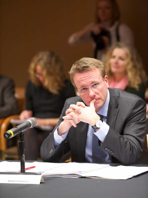 Danish Minister of Justice Morten BÃ¸dskov.