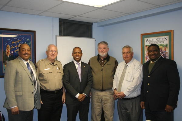 USA Kenneth Polite and USAO LECC Coordinator Quinn Smith meet with Washington Parish Leaders USA Kenneth Polite and USAO LECC Coordinator Quinn Smith meet with Washington Parish Leaders