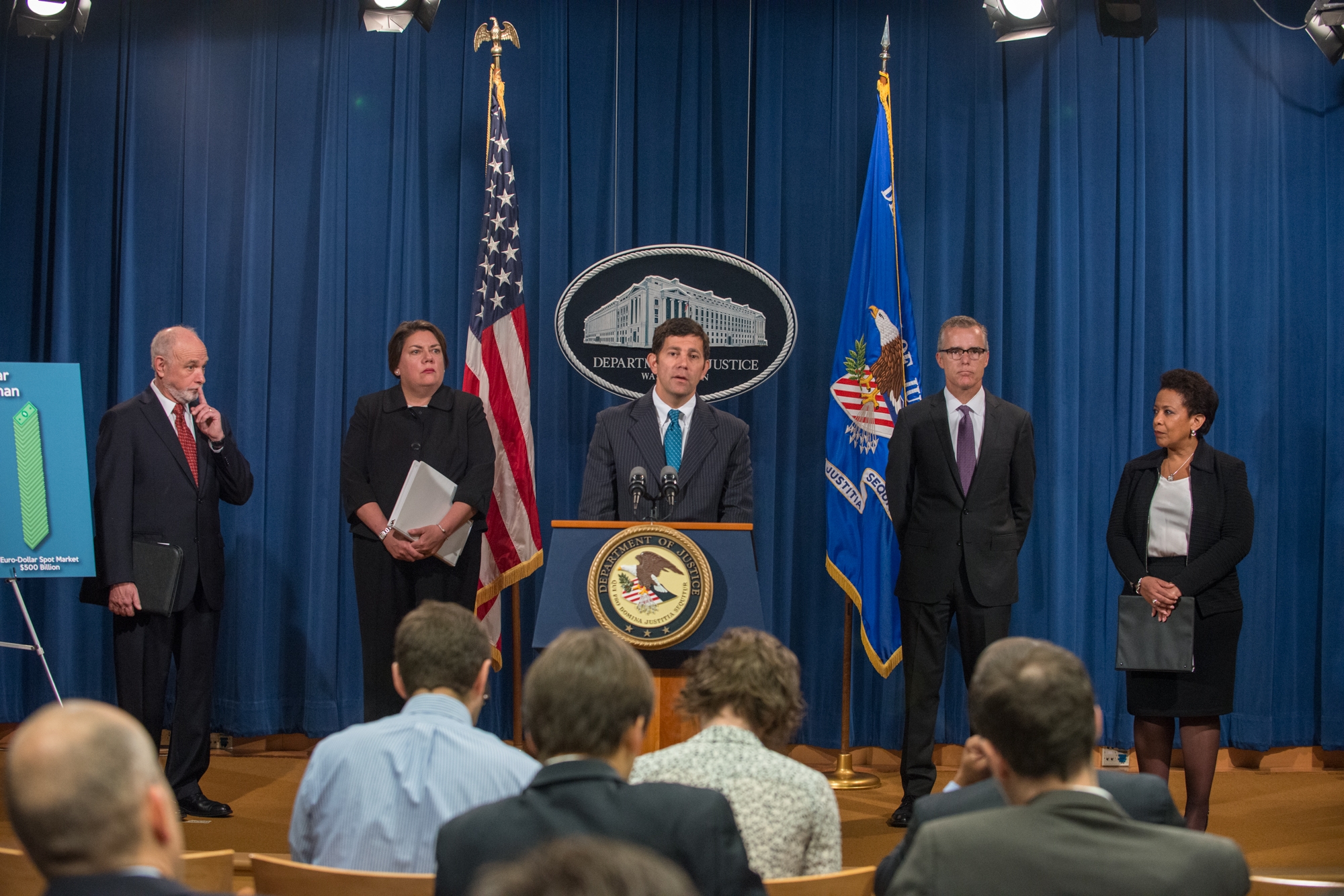 Director Aitan Goelman of the Commodity Futures Trading Commission’s Division speaks at the press conference on Foreign Exchange