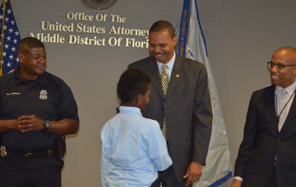 Mentors congratulate the graduates