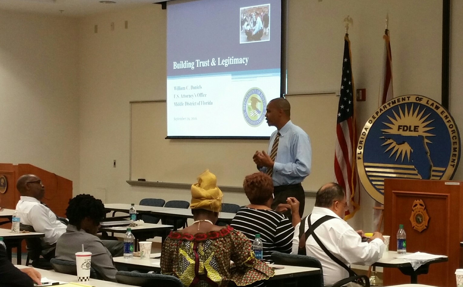 The U.S. Attorney's Office discusses building Trust and Legitimacy