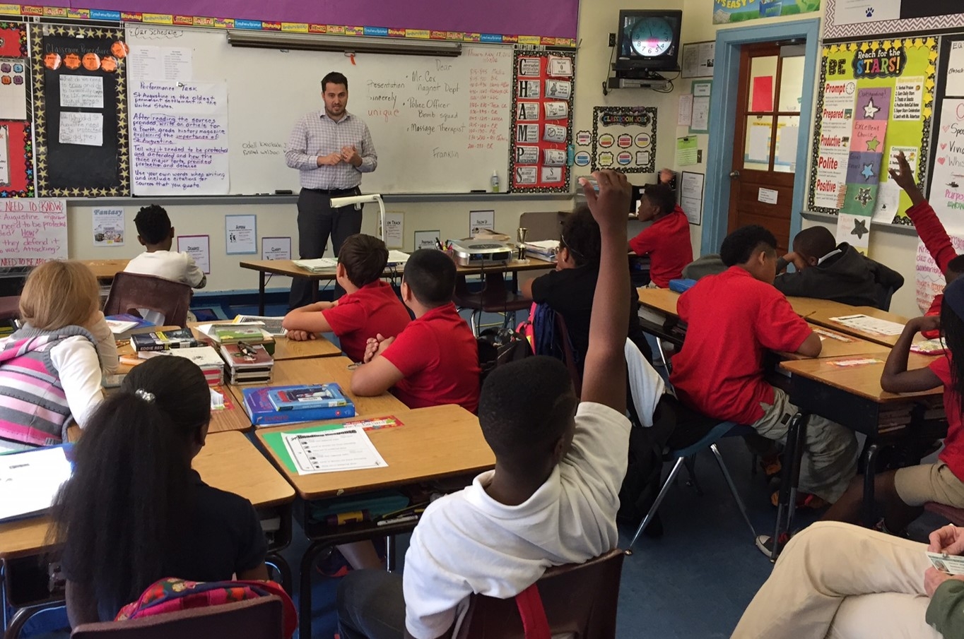 IT Specialist James Hacman At Cleveland Elementary