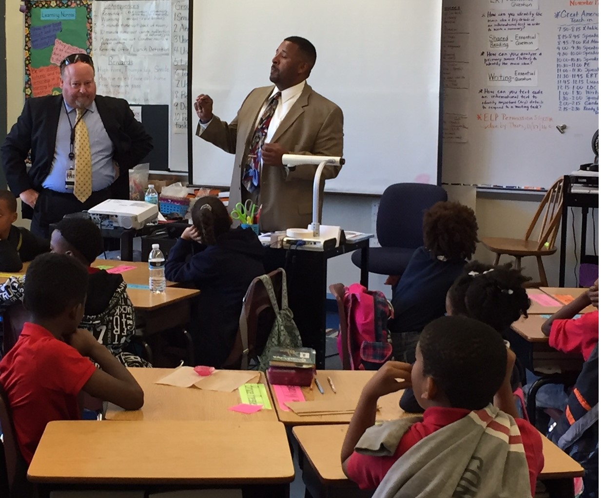 AO Jeff Hahn at Cleveland Elementary