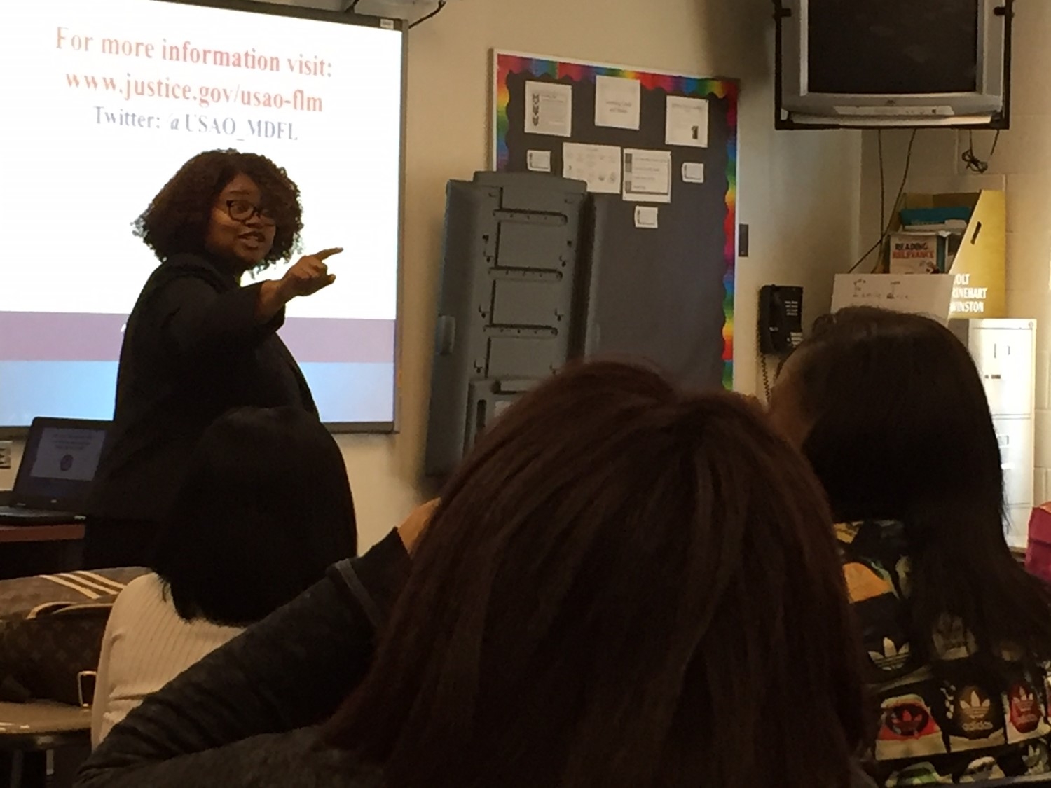AUSA Shauna Hale at Gibbs High School
