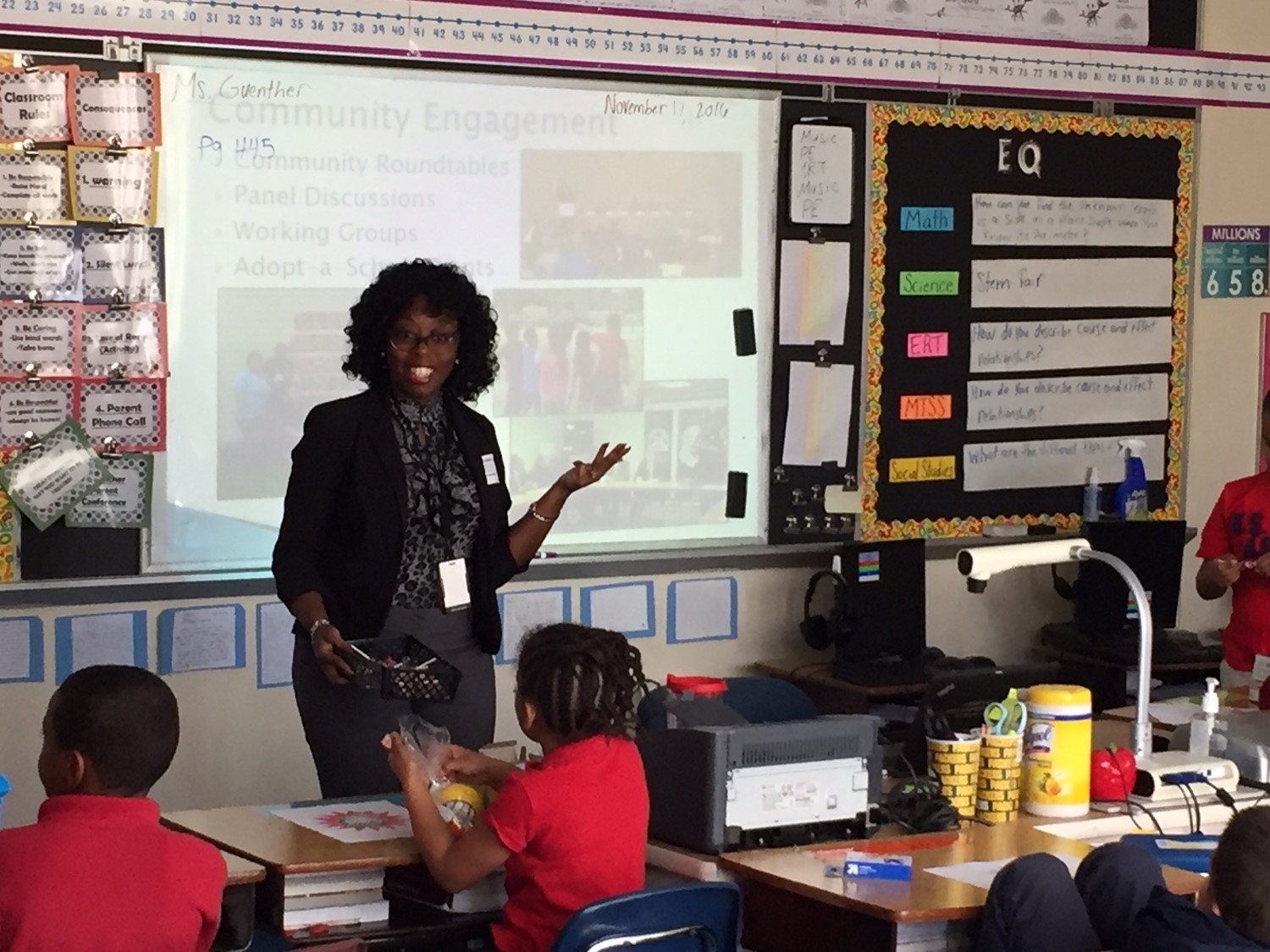 Outreach team at Great American Teach-in