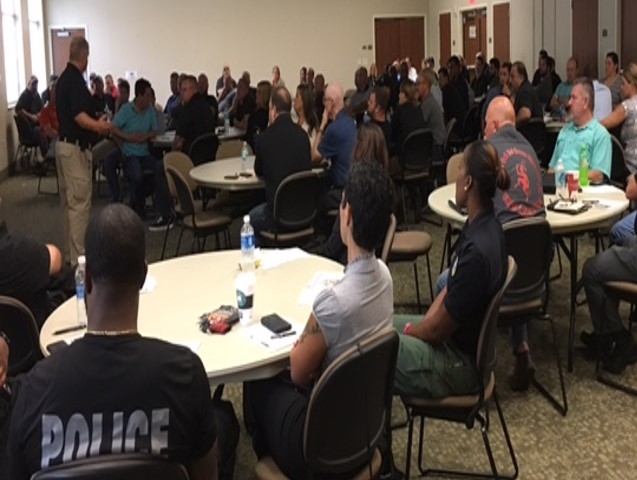 Warning officers about hazards during investigations