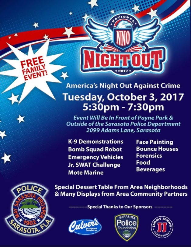 Sarasota Police Department Flyer