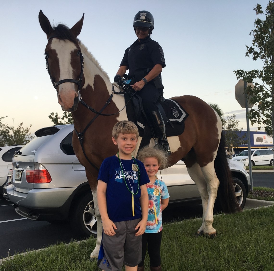 &quot;Tank&quot; from Tampa PD welcomes residents to Tampa Night Out