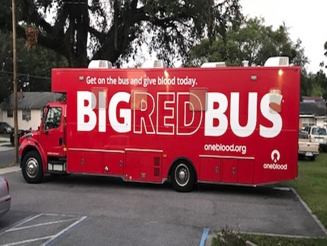 Big Red Bus in Orlando