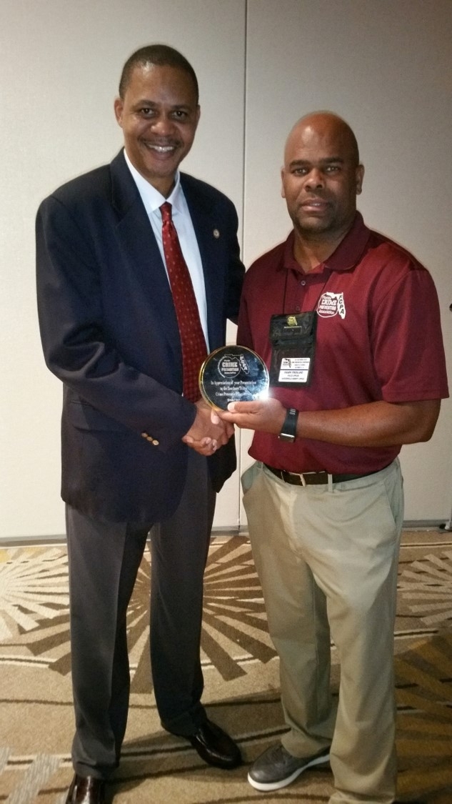 William Daniels poses with FCPA Board Member Shawn Strickland