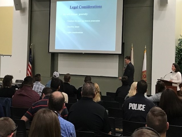 AUSA Roger Handberg discusses Legal Considerations