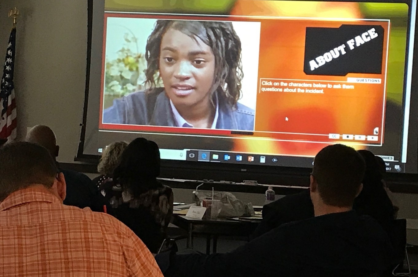 Previewing the interactive training tool &quot;About Face.&quot;