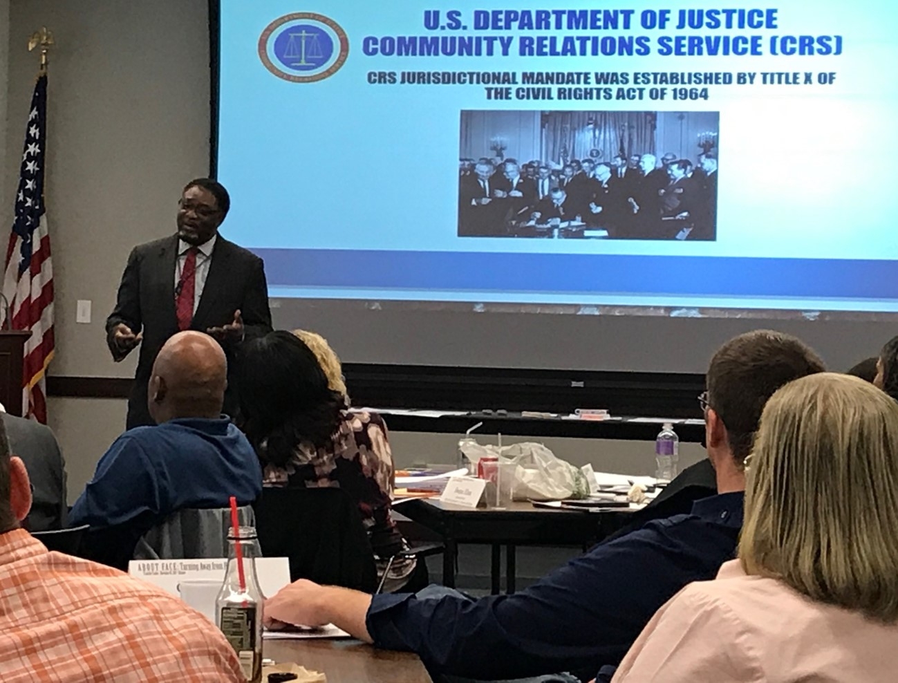 DOJ - CRS Regional Director Thomas Battles speaks about mediation and reconciliation.