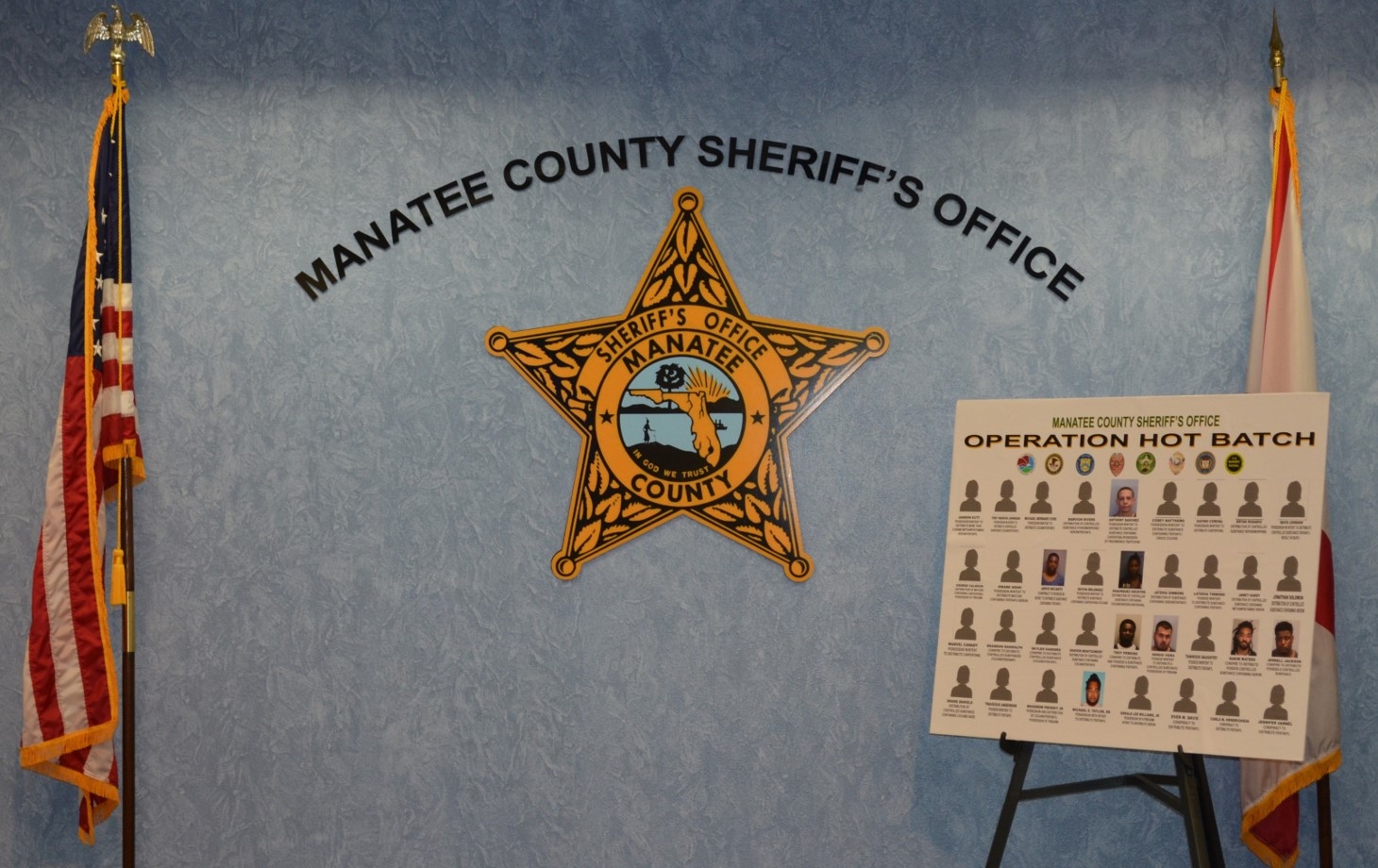 Manatee County Sheriff's Office hosts press conference.