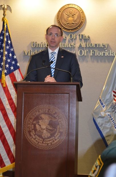 DAG Rosenstein talks about the vulnerablilty of human trafficking victims.