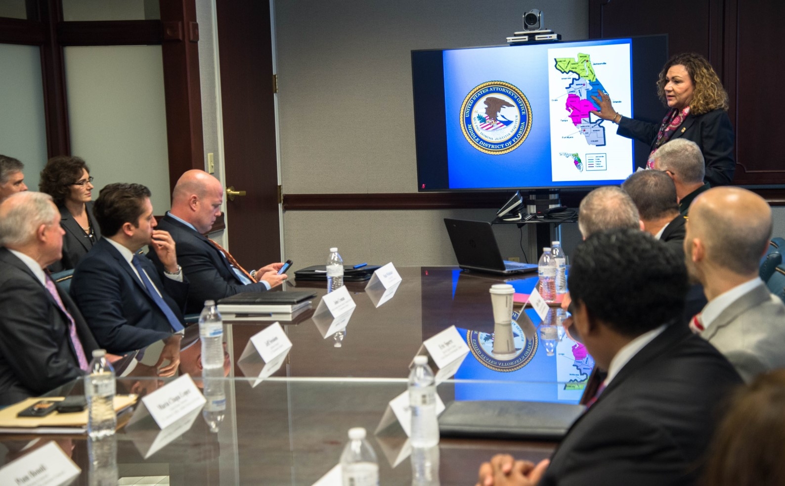 USA Chapa Lopez briefs AG Session on MDFL Opioid Crisis
