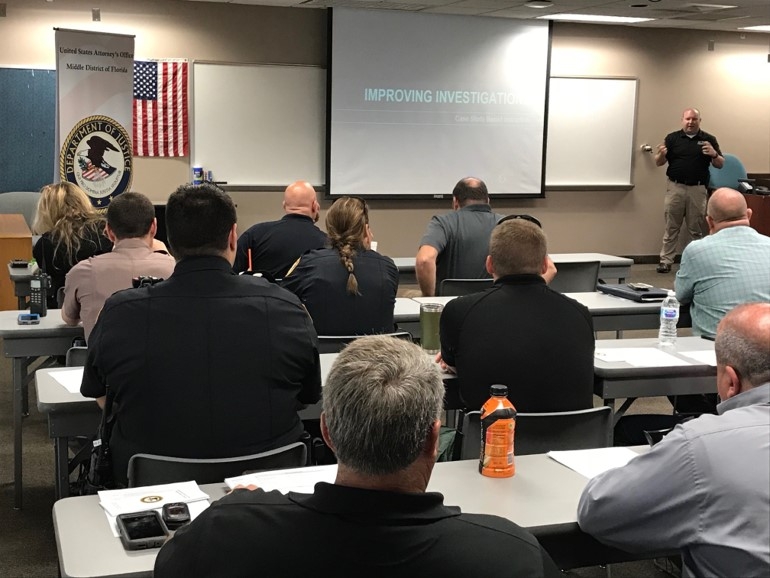 Special Agent Andrew Vallee serves as the primary instructor.