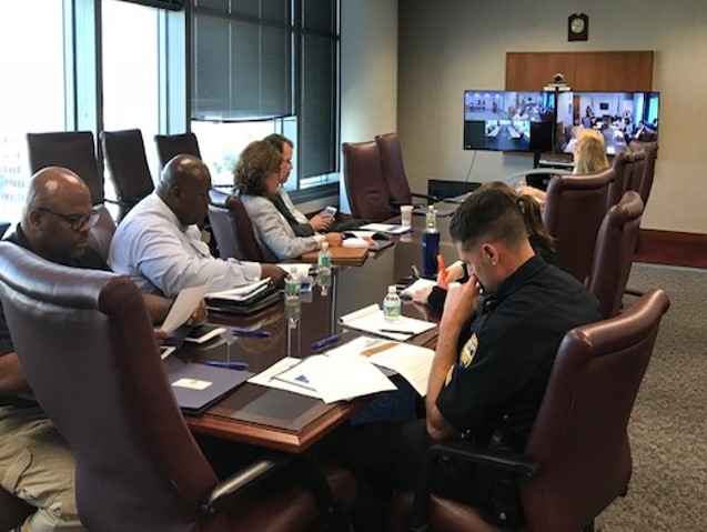 Jacksonville participants participating via live stream