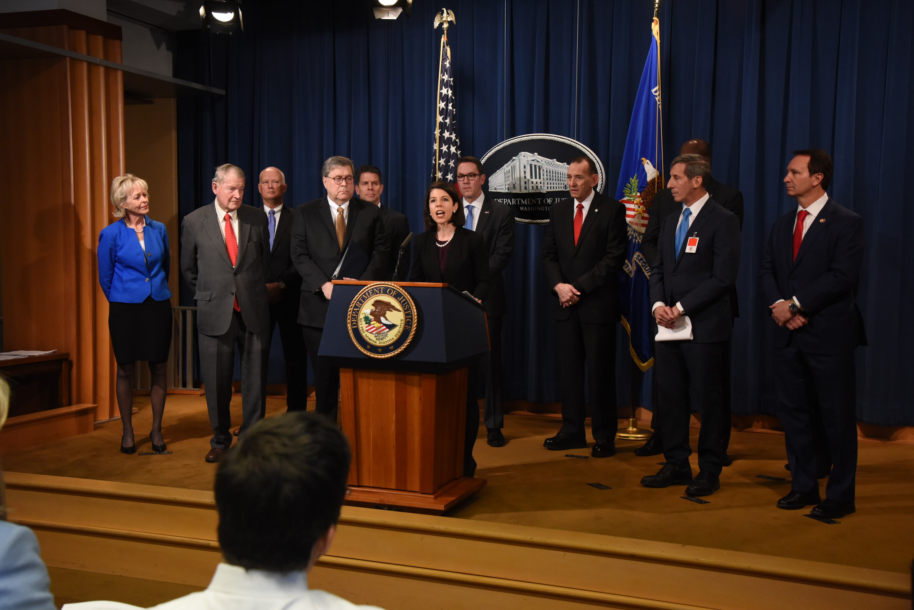 Antoinette Bacon, Associate Deputy Attorney General, delivers remarks.