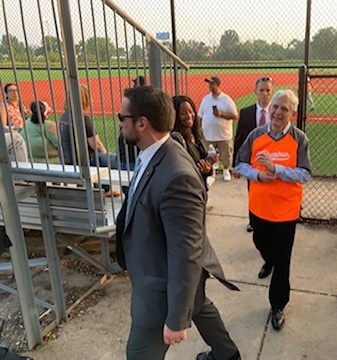 Attorney General Garland attends a youth baseball game held by Chicago Westside Sports, a part of the Chicago Police Department’s formed Police Athletic League, at Columbus Park in South Austin and meets with community leaders.