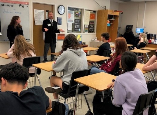 USAO Outreach Team Visits Boone High School Criminal Justice Magnet Program
