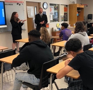 USAO Outreach Team Visits Boone High School Criminal Justice Magnet Program