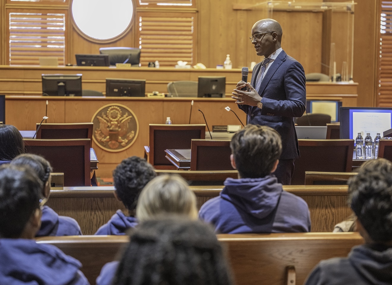 U.S. Attorney Damian Williams Speaking at the Justice For All Civic Education Project Event in White Plains
